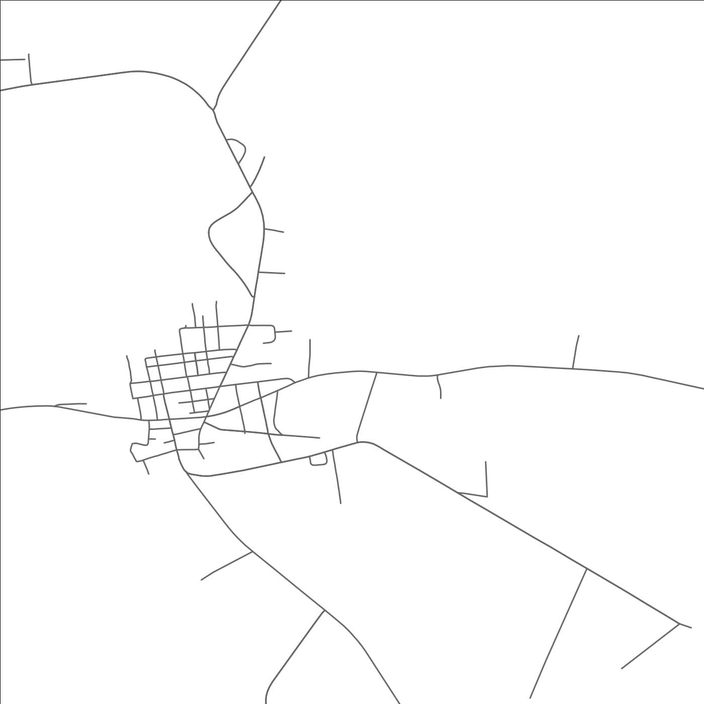 ROAD MAP OF COLUMBIA, NORTH CAROLINA BY MAPBAKES