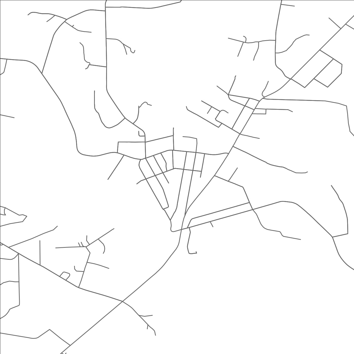 ROAD MAP OF COOLEEMEE, NORTH CAROLINA BY MAPBAKES