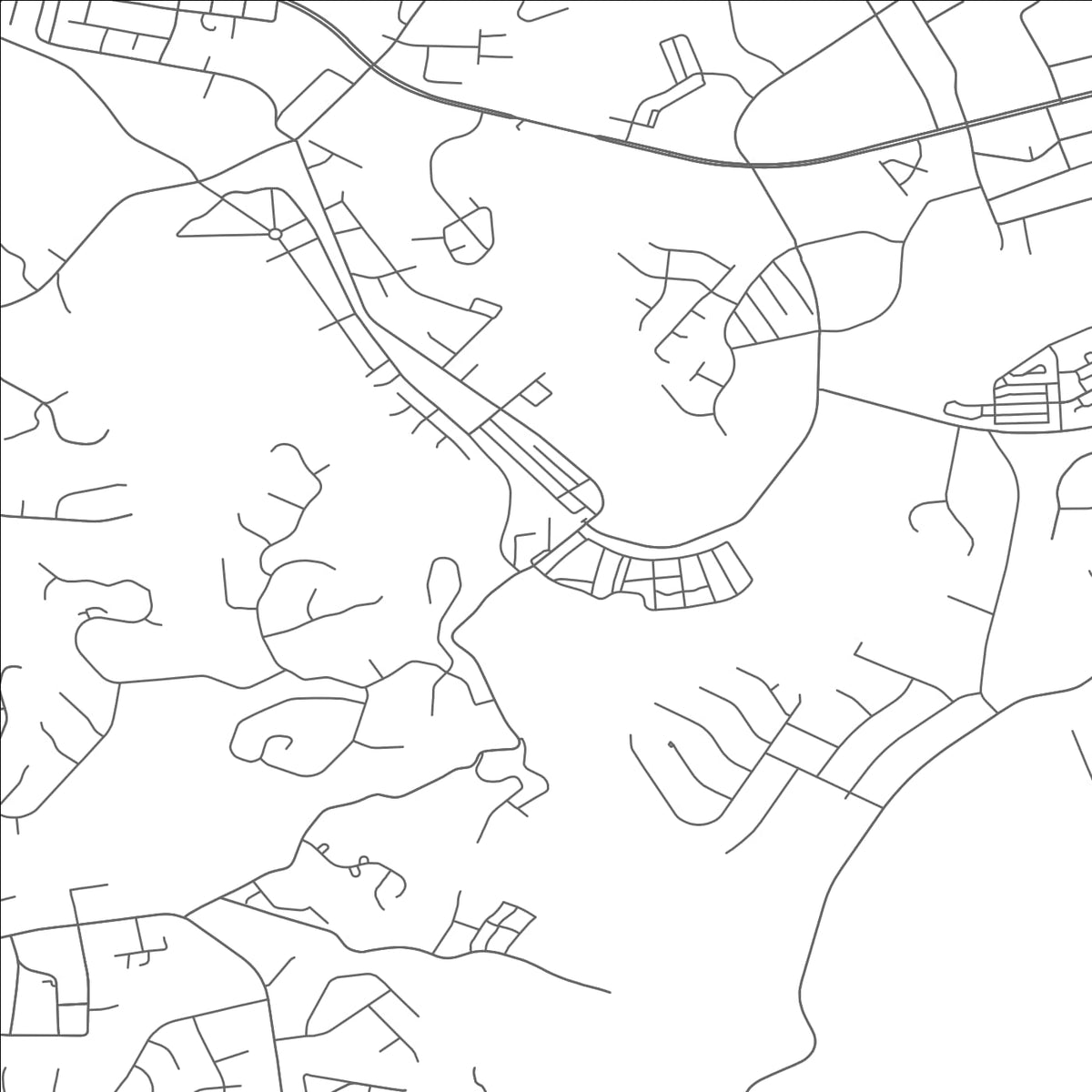 ROAD MAP OF CRAMERTON, NORTH CAROLINA BY MAPBAKES