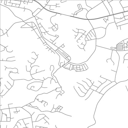 ROAD MAP OF CRAMERTON, NORTH CAROLINA BY MAPBAKES