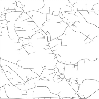 ROAD MAP OF CRICKET, NORTH CAROLINA BY MAPBAKES