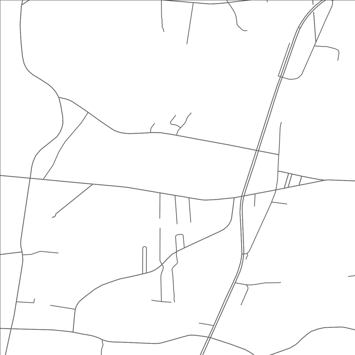ROAD MAP OF DEEP RUN, NORTH CAROLINA BY MAPBAKES