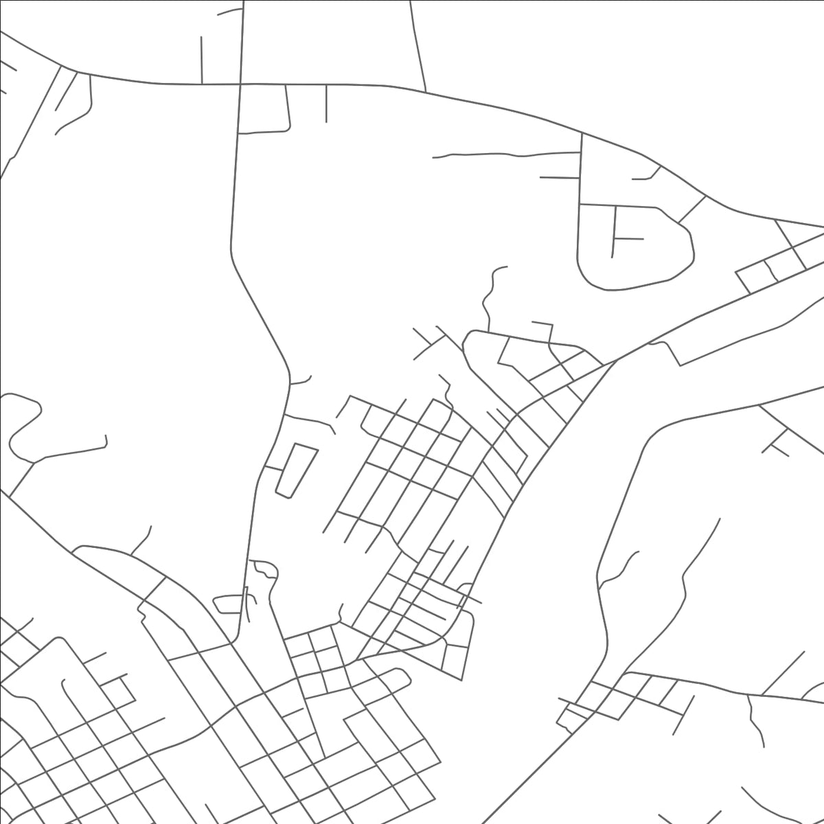 ROAD MAP OF DOBBINS HEIGHTS, NORTH CAROLINA BY MAPBAKES
