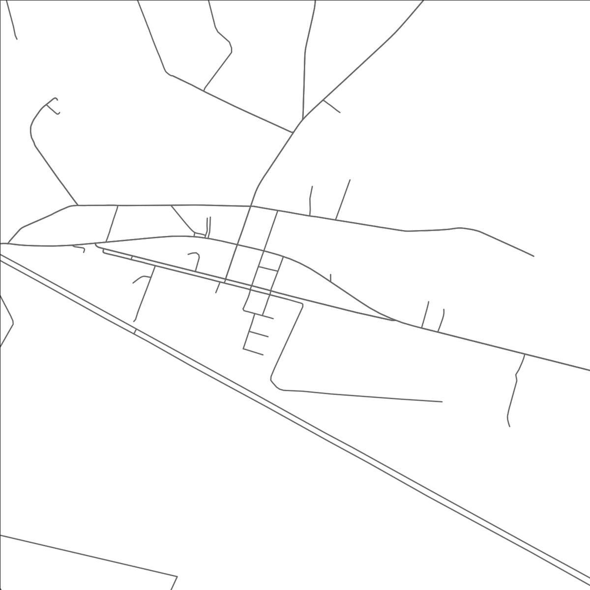 ROAD MAP OF DOVER, NORTH CAROLINA BY MAPBAKES