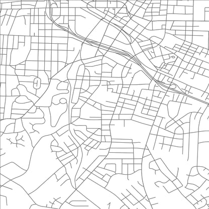 ROAD MAP OF DURHAM, NORTH CAROLINA BY MAPBAKES