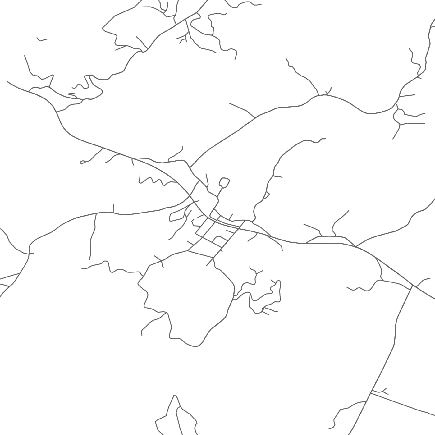 ROAD MAP OF ELK PARK, NORTH CAROLINA BY MAPBAKES