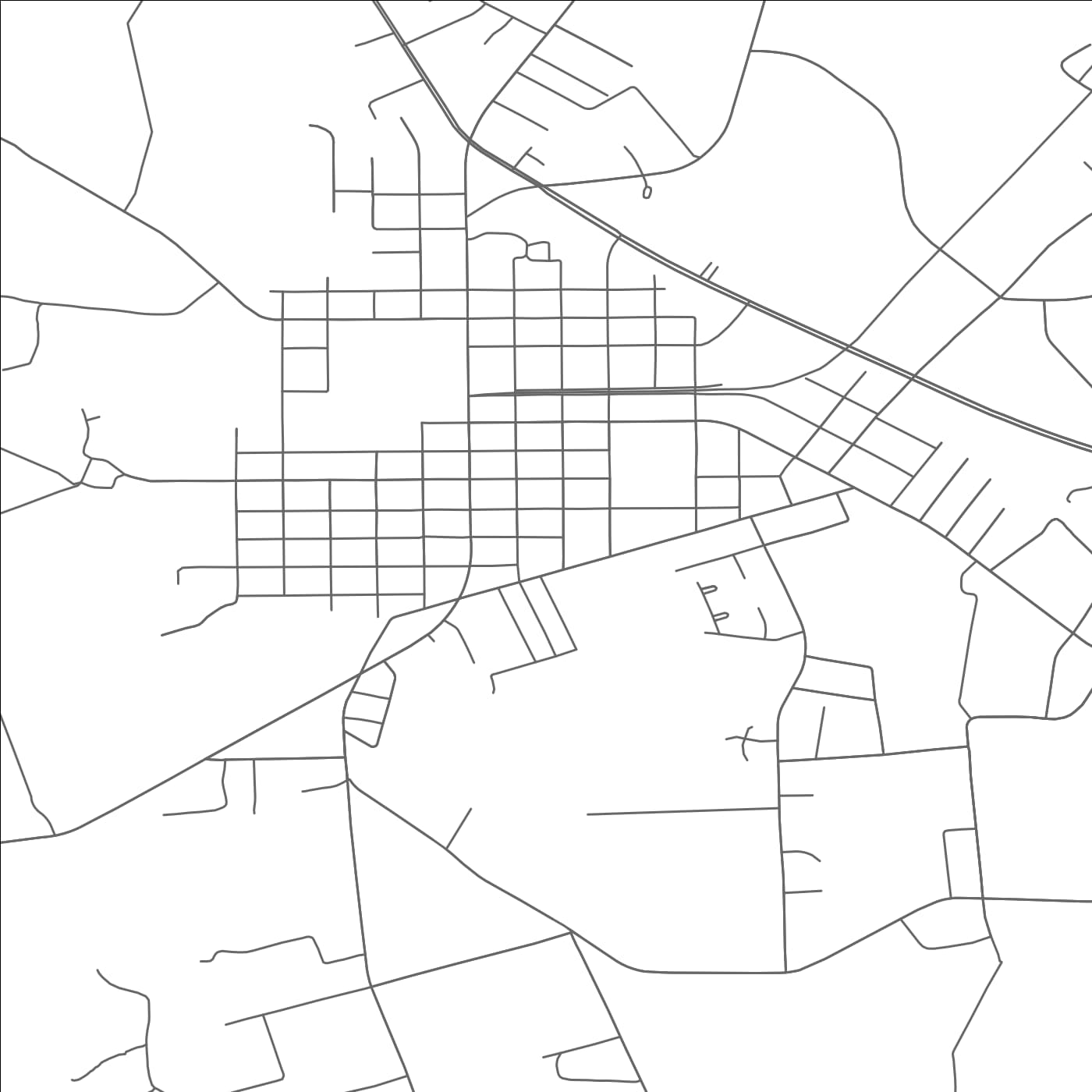 ROAD MAP OF ERWIN, NORTH CAROLINA BY MAPBAKES