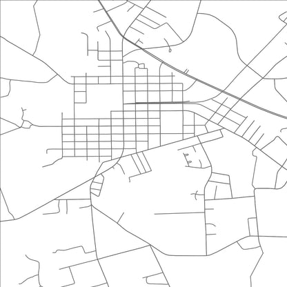 ROAD MAP OF ERWIN, NORTH CAROLINA BY MAPBAKES