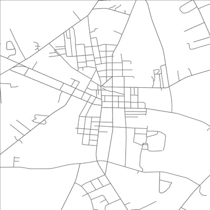 ROAD MAP OF FAIRMONT, NORTH CAROLINA BY MAPBAKES