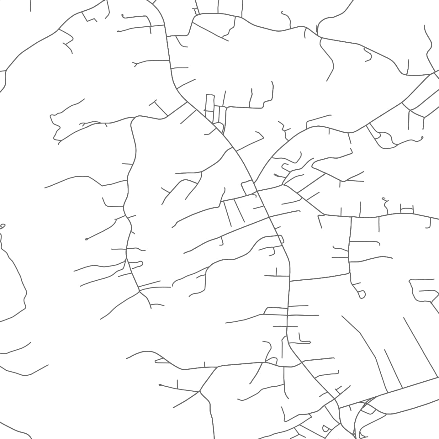 ROAD MAP OF FAIRPLAINS, NORTH CAROLINA BY MAPBAKES