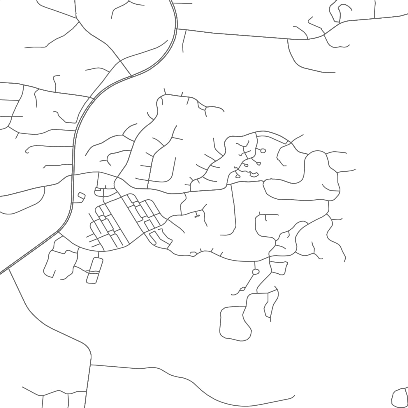 ROAD MAP OF FEARRINGTON VILLAGE, NORTH CAROLINA BY MAPBAKES