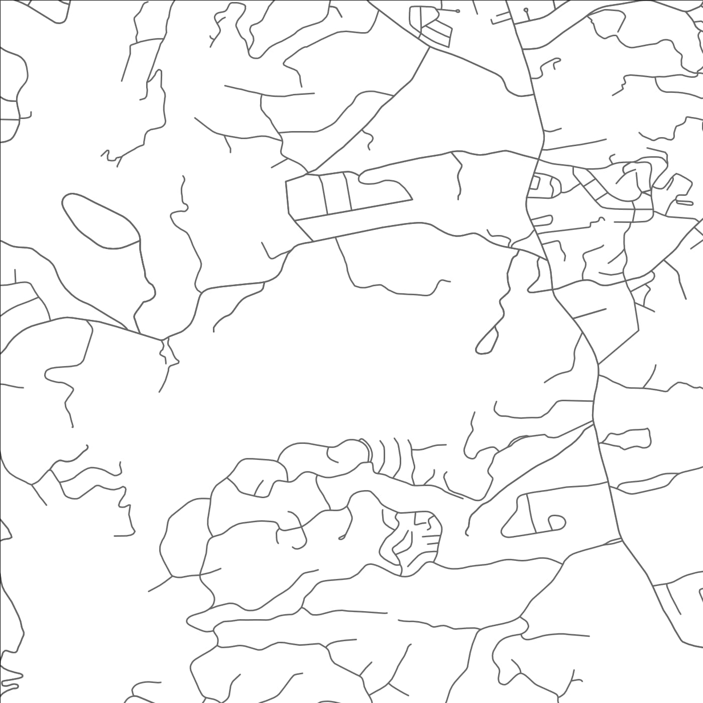 ROAD MAP OF FLAT ROCK, NORTH CAROLINA BY MAPBAKES