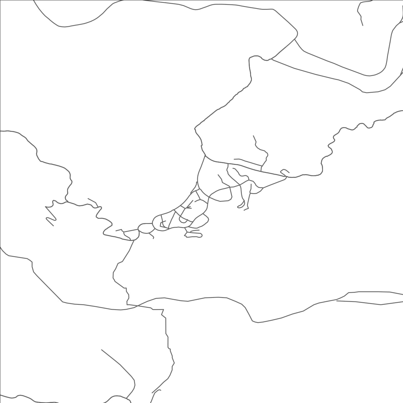 ROAD MAP OF FONTANA DAM, NORTH CAROLINA BY MAPBAKES