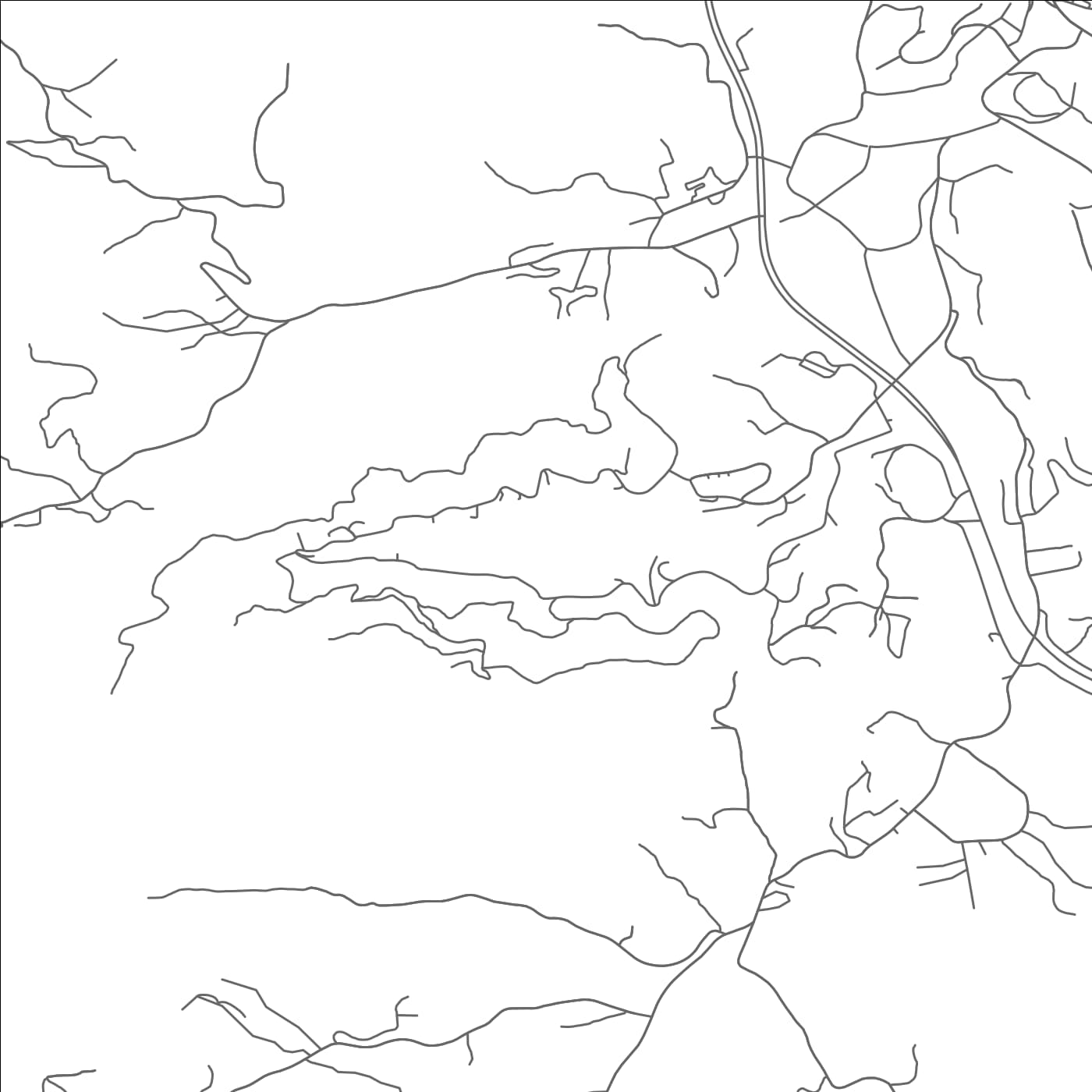 ROAD MAP OF FOREST HILLS, NORTH CAROLINA BY MAPBAKES