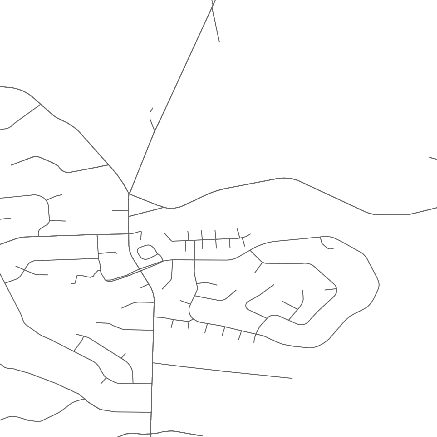 ROAD MAP OF FOXFIRE, NORTH CAROLINA BY MAPBAKES