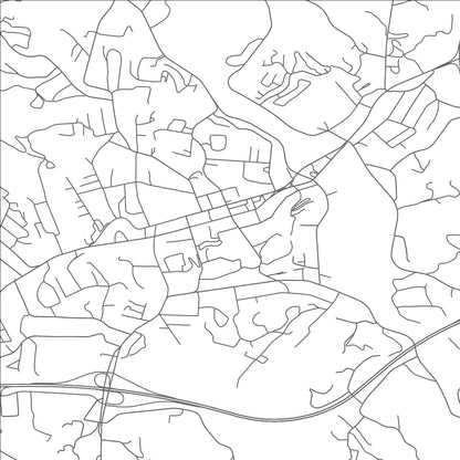 ROAD MAP OF FRANKLIN, NORTH CAROLINA BY MAPBAKES