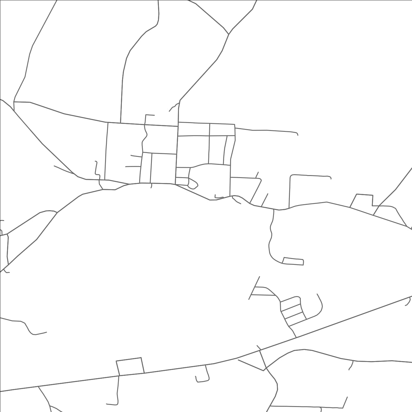 ROAD MAP OF FRANKLINVILLE, NORTH CAROLINA BY MAPBAKES