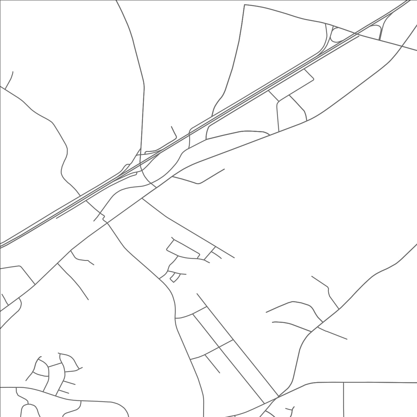 ROAD MAP OF GORMAN, NORTH CAROLINA BY MAPBAKES