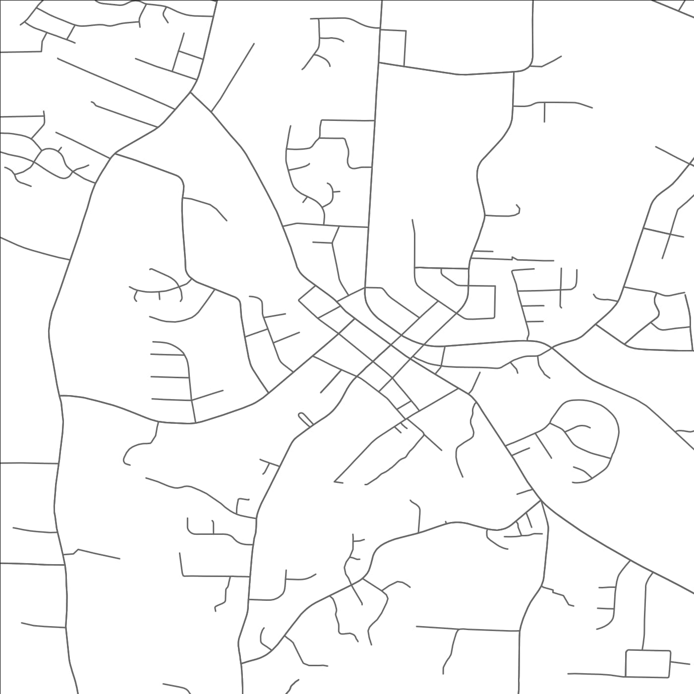 ROAD MAP OF GRANITE QUARRY, NORTH CAROLINA BY MAPBAKES