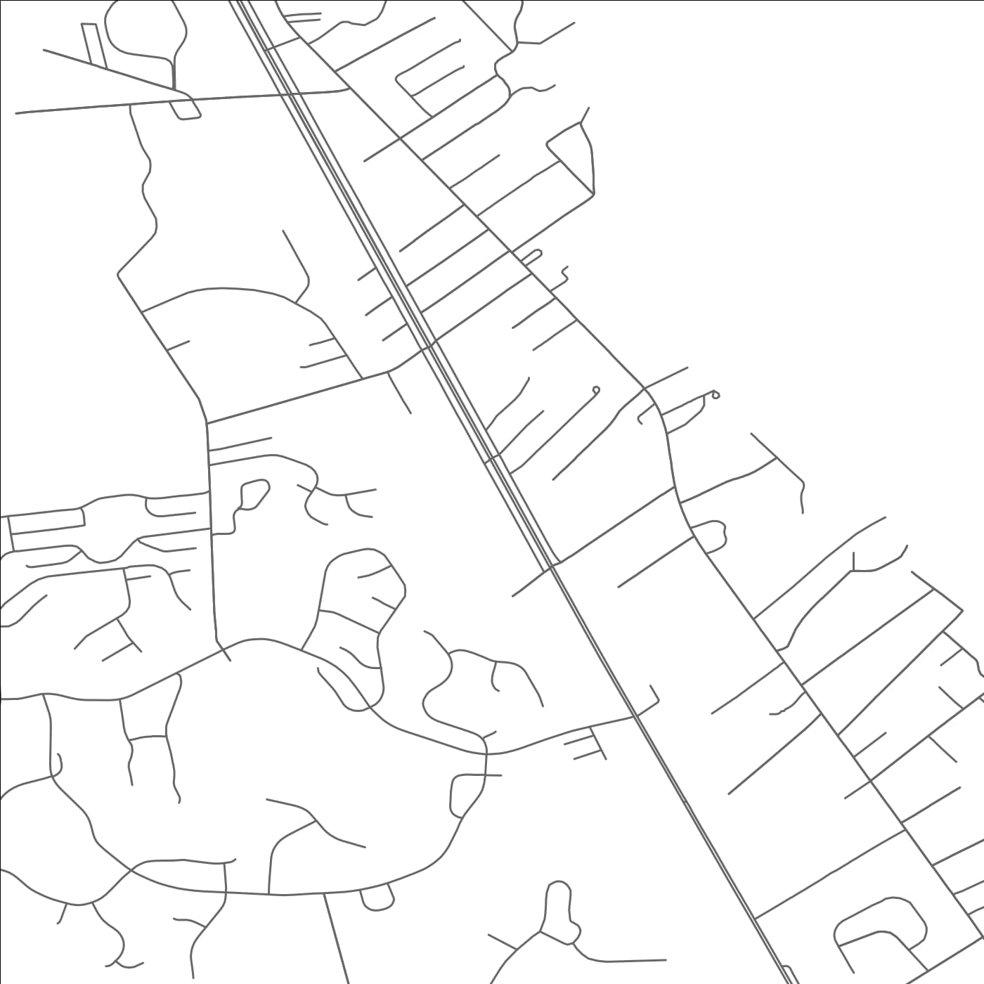 ROAD MAP OF JAMES CITY, NORTH CAROLINA BY MAPBAKES