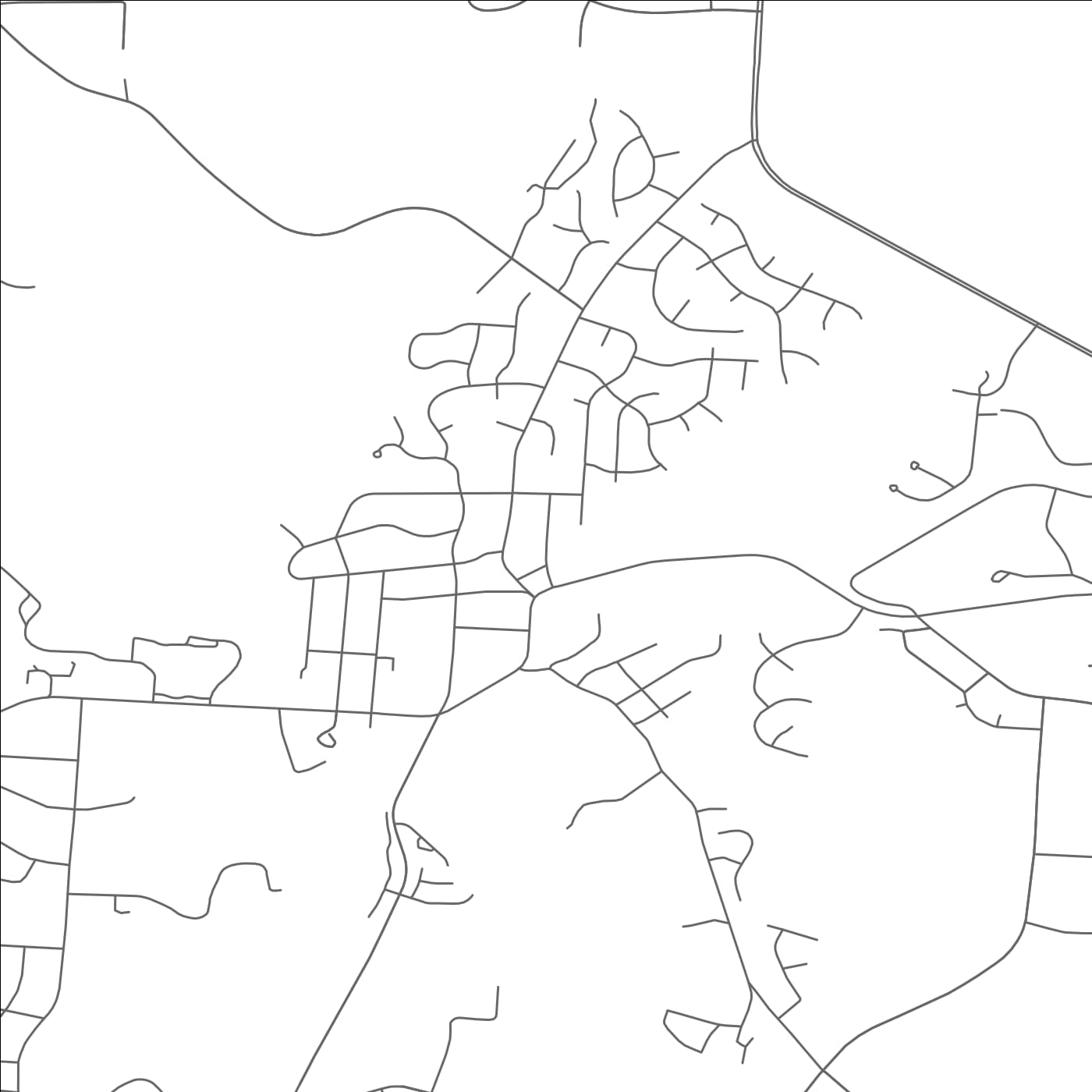 ROAD MAP OF JAMESTOWN, NORTH CAROLINA BY MAPBAKES