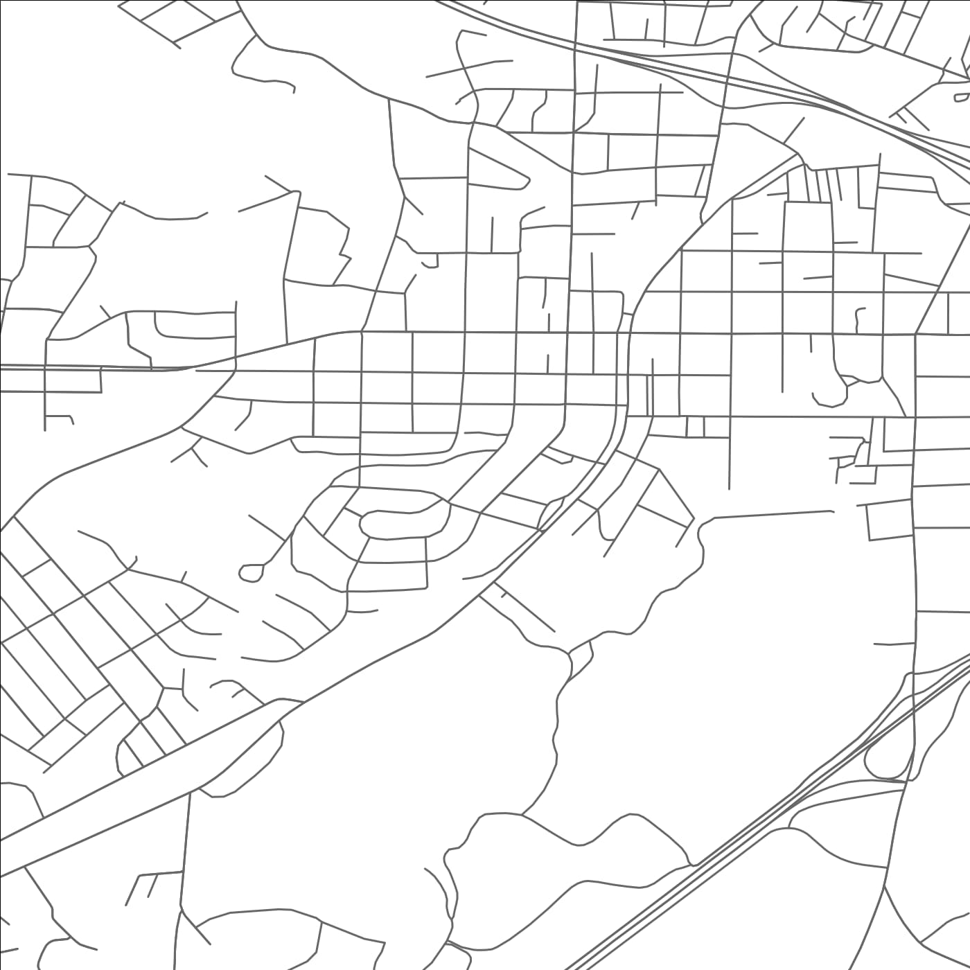 ROAD MAP OF KINGS MOUNTAIN, NORTH CAROLINA BY MAPBAKES