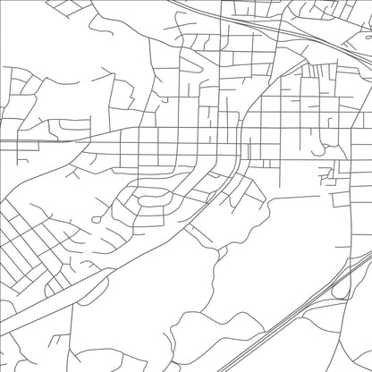 ROAD MAP OF KINGS MOUNTAIN, NORTH CAROLINA BY MAPBAKES