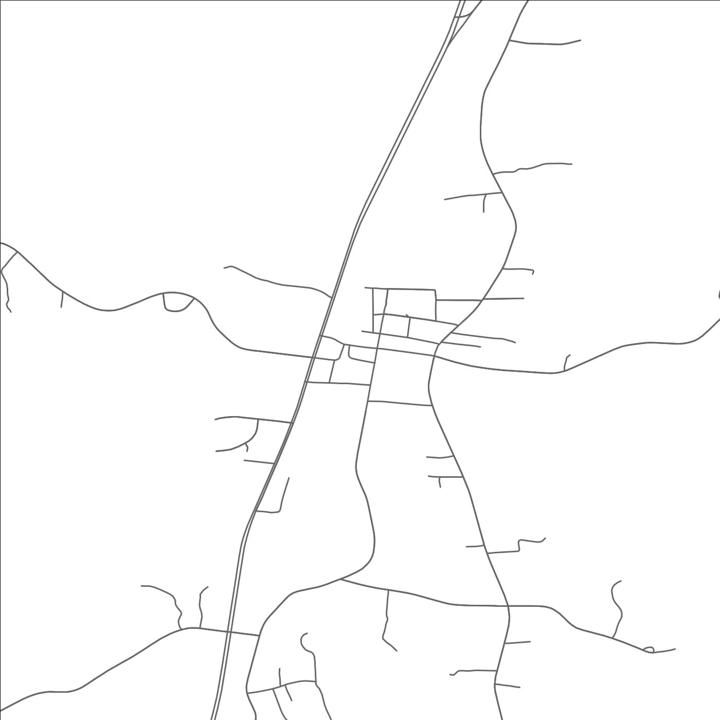 ROAD MAP OF KITTRELL, NORTH CAROLINA BY MAPBAKES