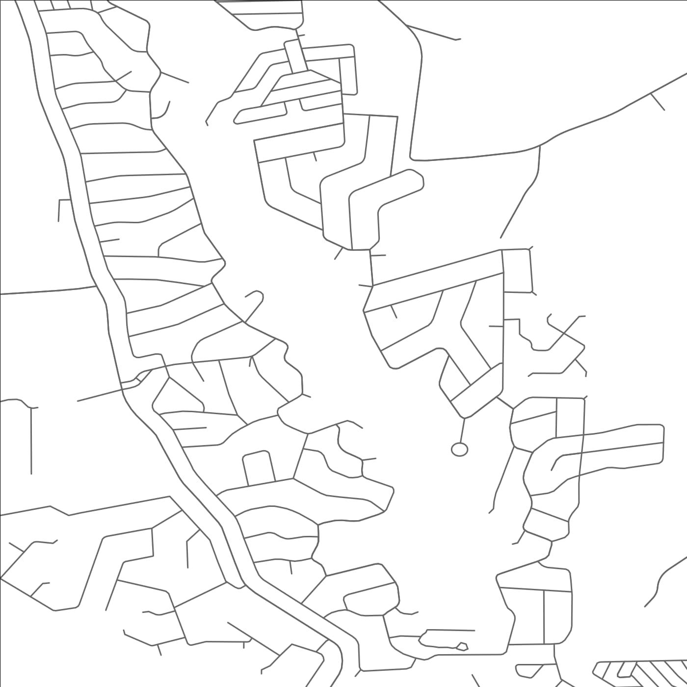 ROAD MAP OF LAKE ROYALE, NORTH CAROLINA BY MAPBAKES