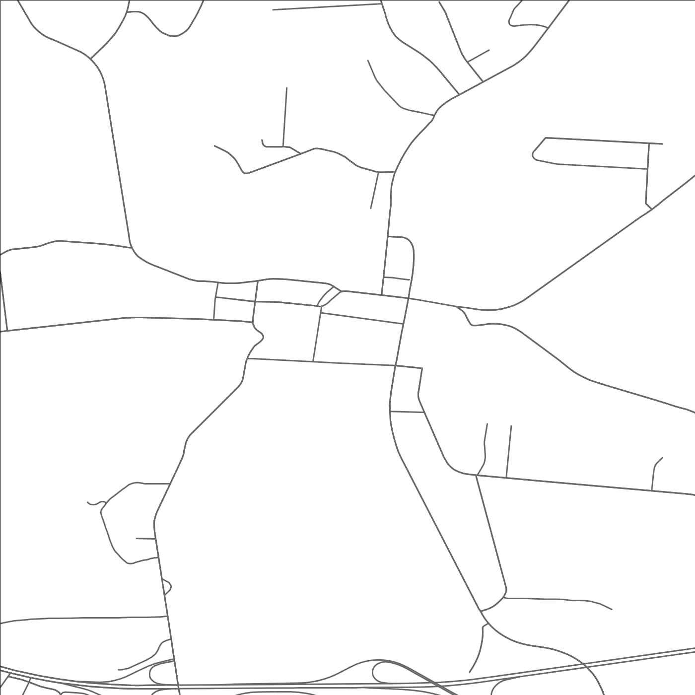 ROAD MAP OF LATTIMORE, NORTH CAROLINA BY MAPBAKES