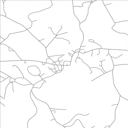 ROAD MAP OF LAWNDALE, NORTH CAROLINA BY MAPBAKES