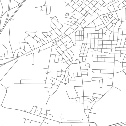 ROAD MAP OF LEXINGTON, NORTH CAROLINA BY MAPBAKES