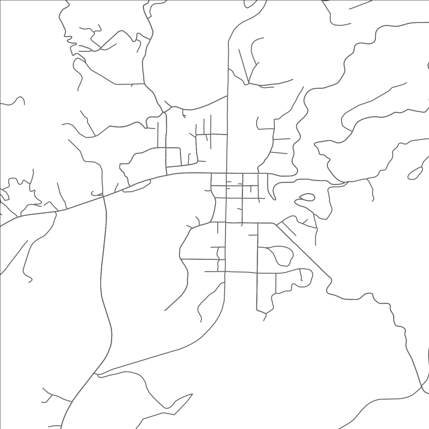 ROAD MAP OF LINVILLE, NORTH CAROLINA BY MAPBAKES