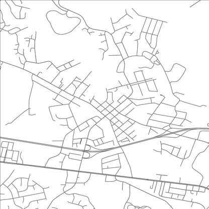 ROAD MAP OF LOWELL, NORTH CAROLINA BY MAPBAKES