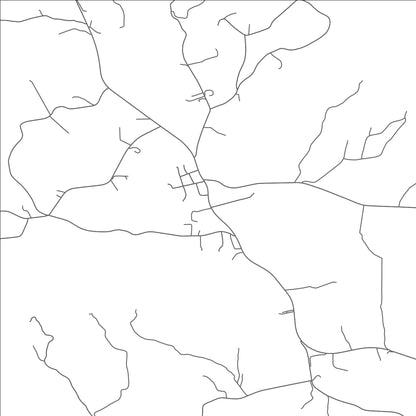 ROAD MAP OF LOWGAP, NORTH CAROLINA BY MAPBAKES