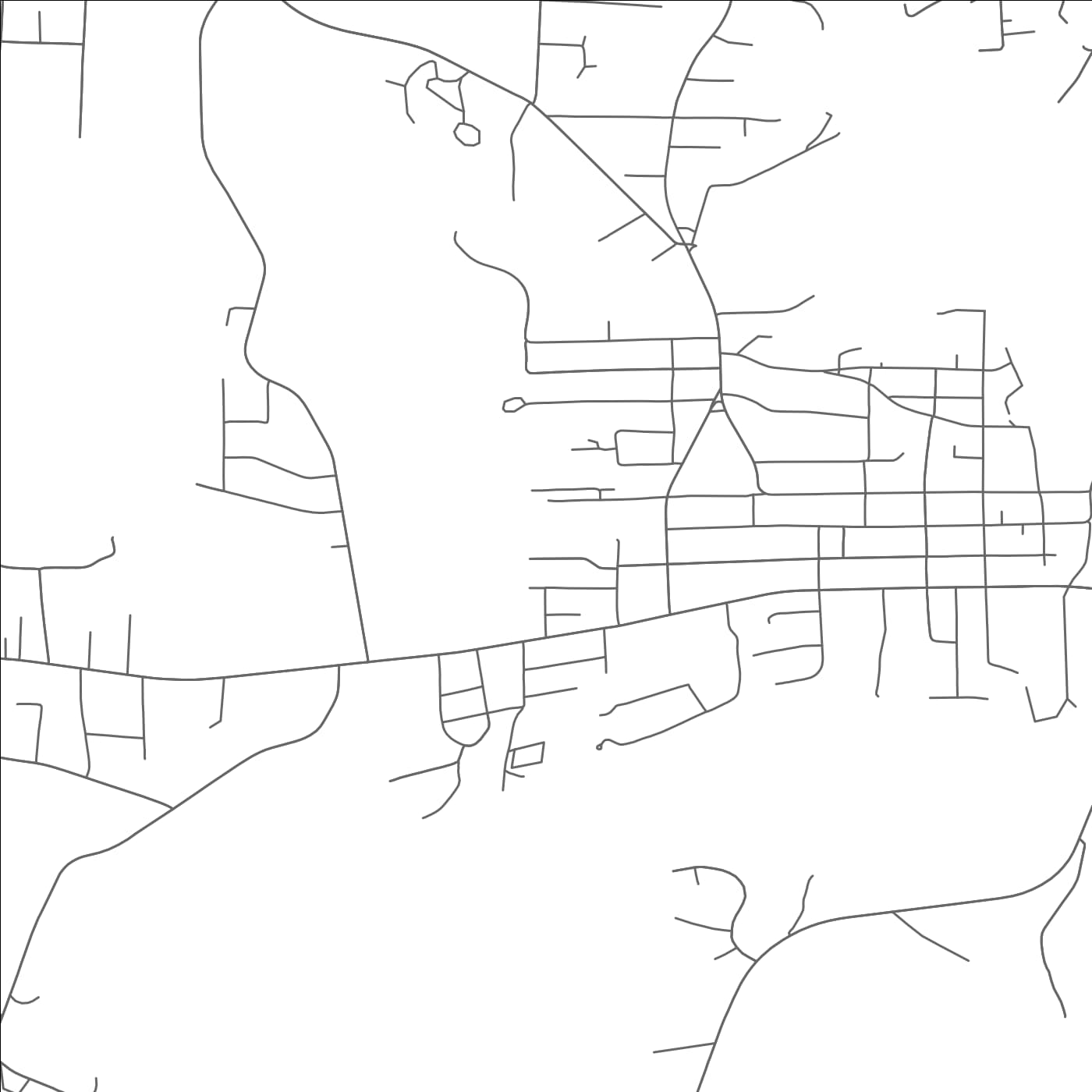 ROAD MAP OF MADISON, NORTH CAROLINA BY MAPBAKES