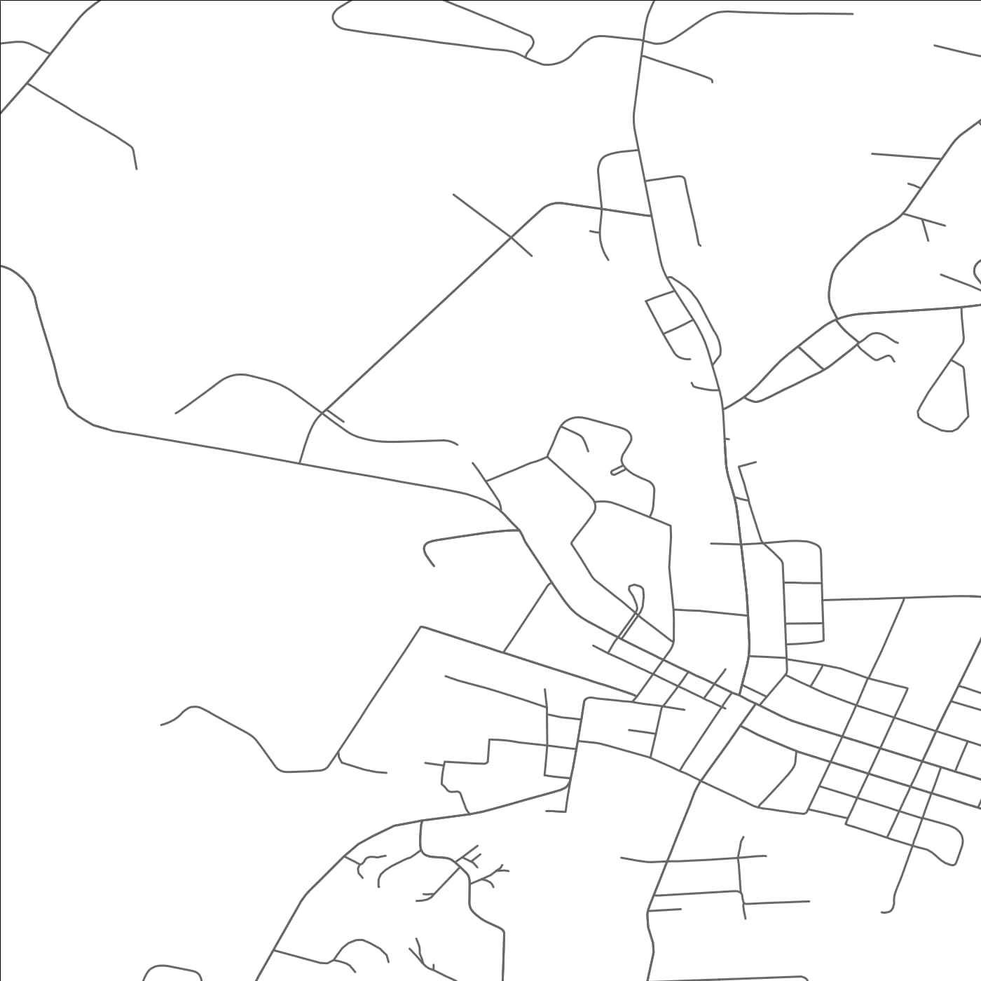 ROAD MAP OF MAIDEN, NORTH CAROLINA BY MAPBAKES