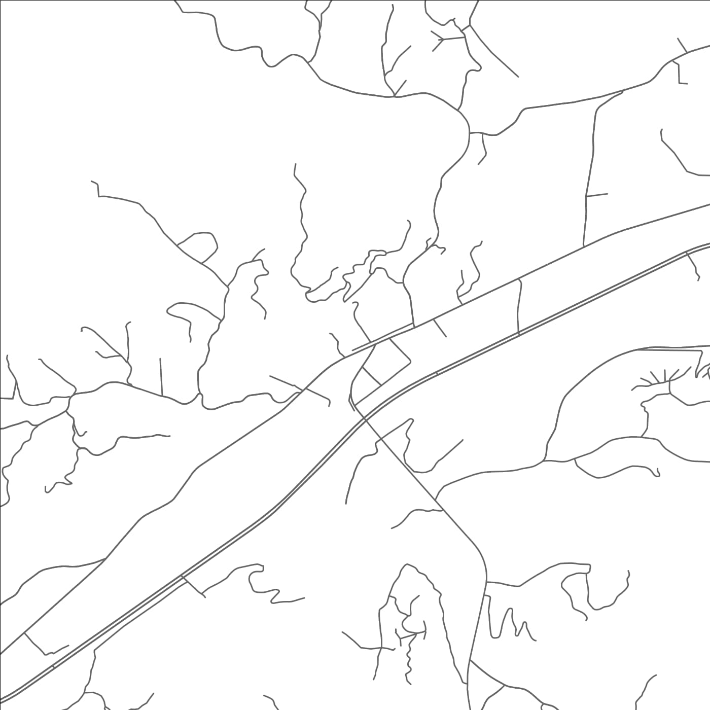 ROAD MAP OF MARBLE, NORTH CAROLINA BY MAPBAKES