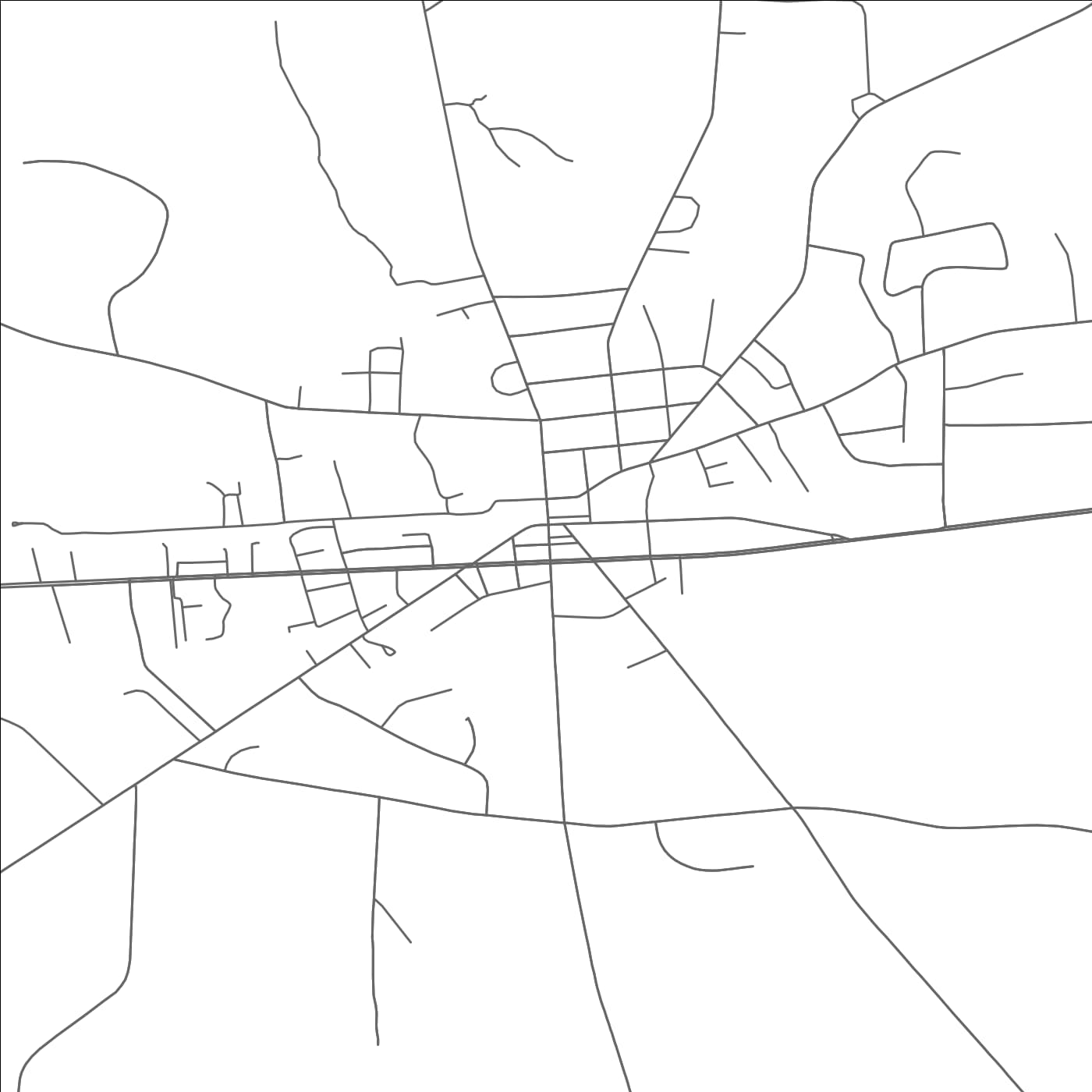 ROAD MAP OF MARSHVILLE, NORTH CAROLINA BY MAPBAKES