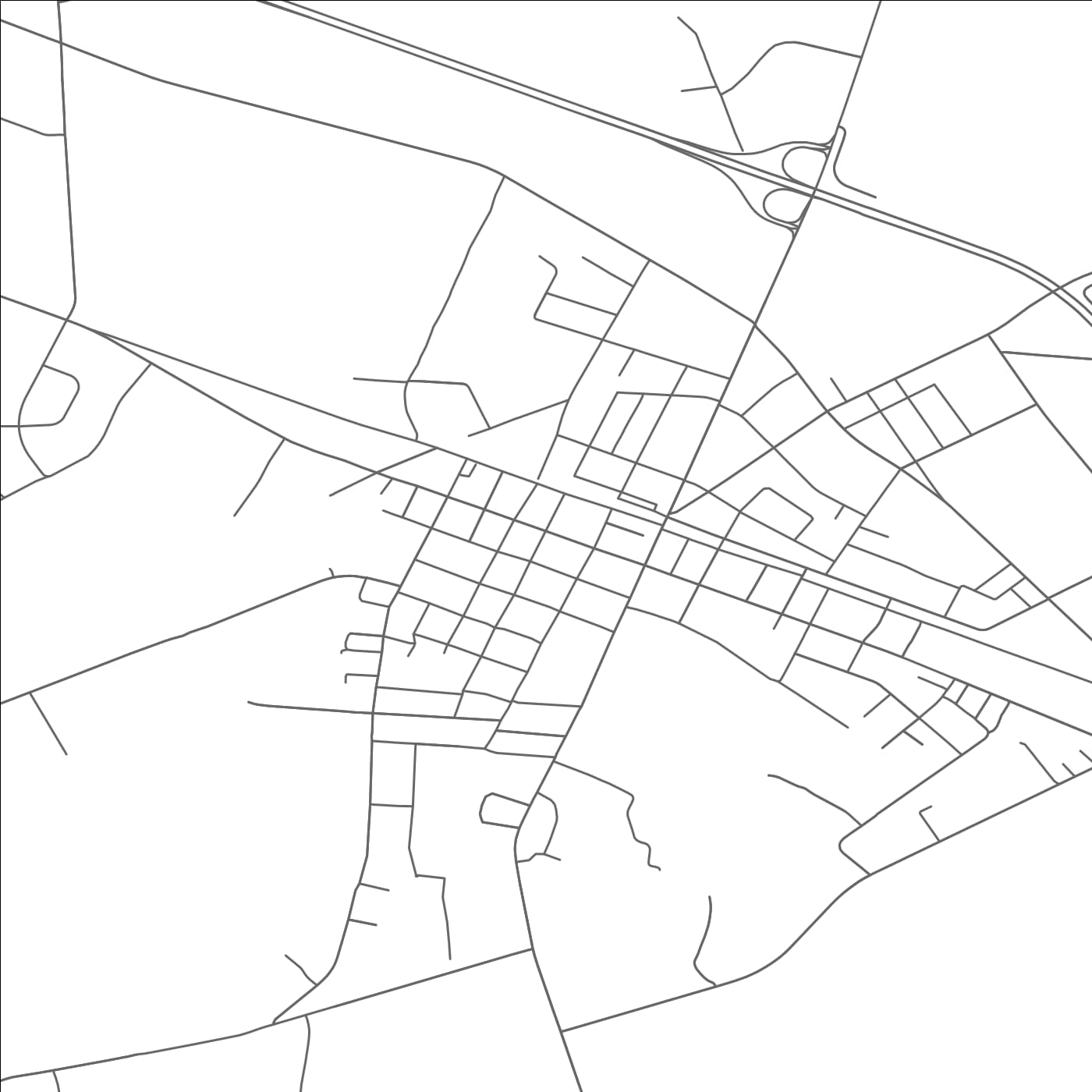 ROAD MAP OF MAXTON, NORTH CAROLINA BY MAPBAKES