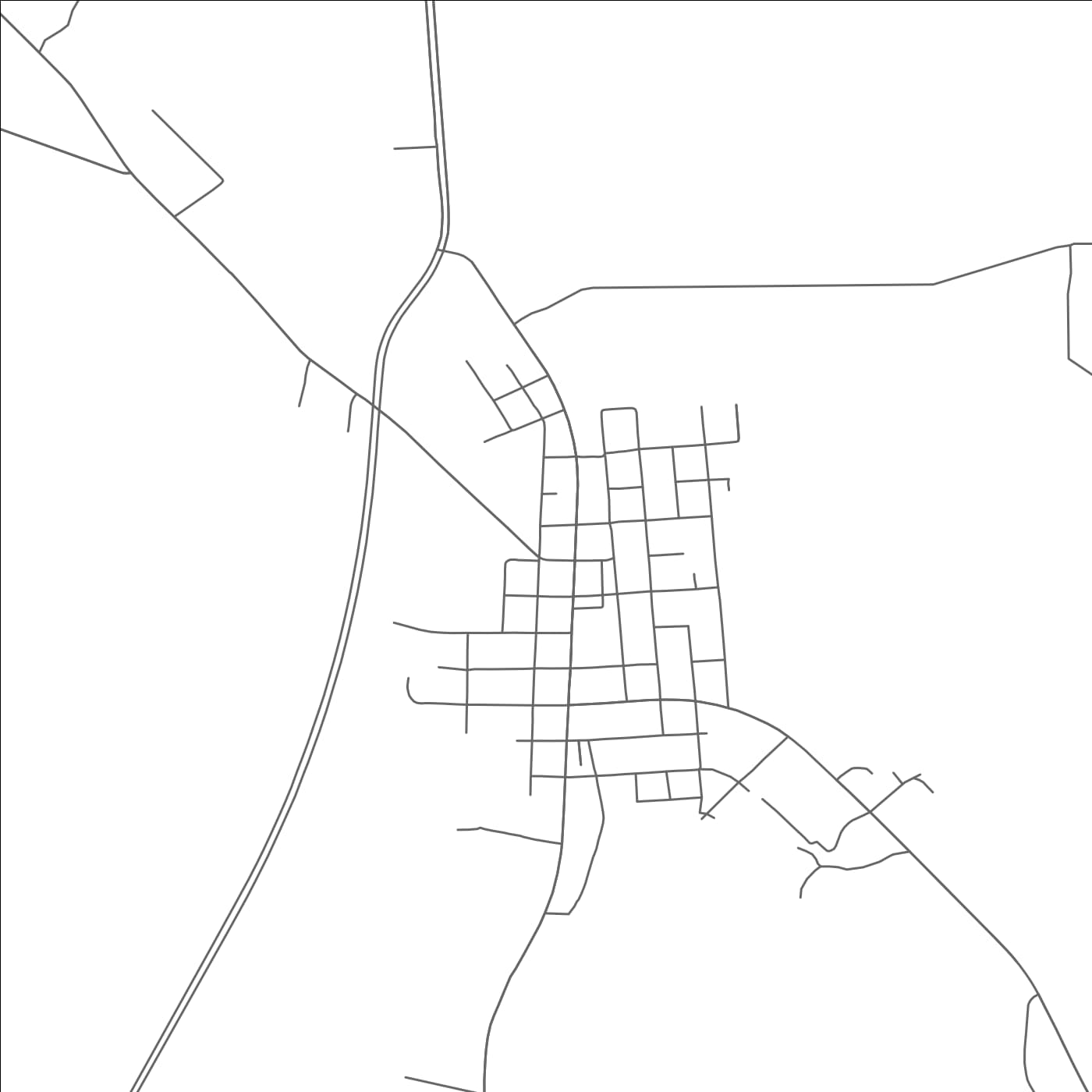 ROAD MAP OF MAYSVILLE, NORTH CAROLINA BY MAPBAKES