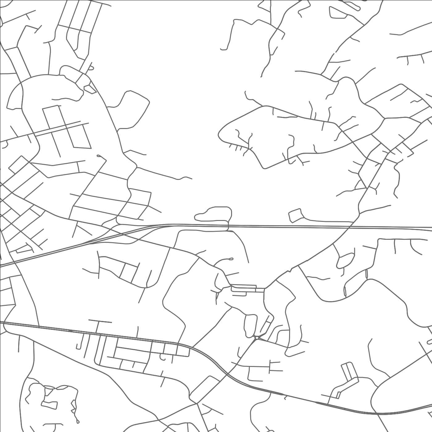 ROAD MAP OF MCADENVILLE, NORTH CAROLINA BY MAPBAKES