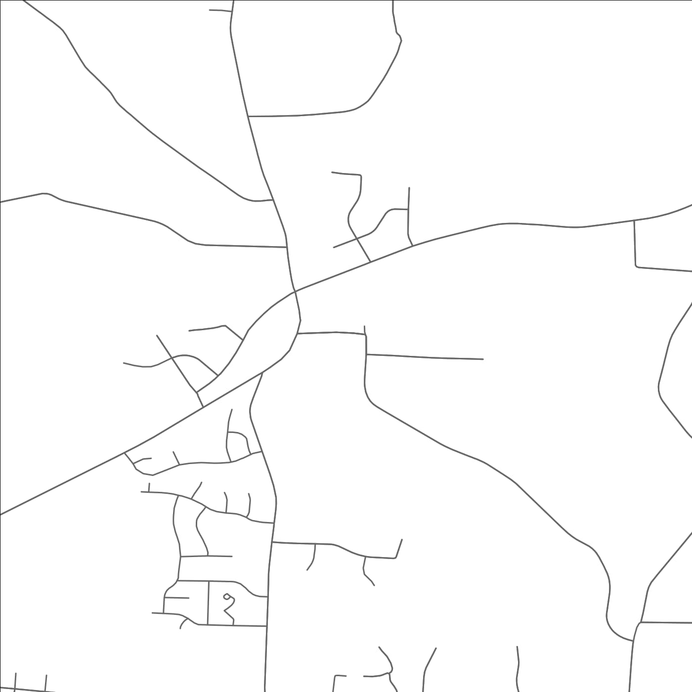 ROAD MAP OF MCLEANSVILLE, NORTH CAROLINA BY MAPBAKES