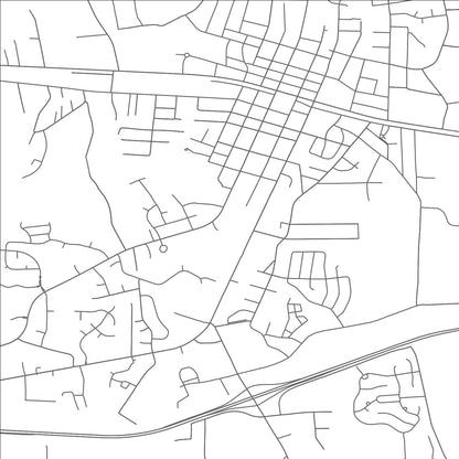 ROAD MAP OF MEBANE, NORTH CAROLINA BY MAPBAKES