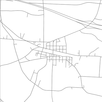 ROAD MAP OF MIDDLESEX, NORTH CAROLINA BY MAPBAKES