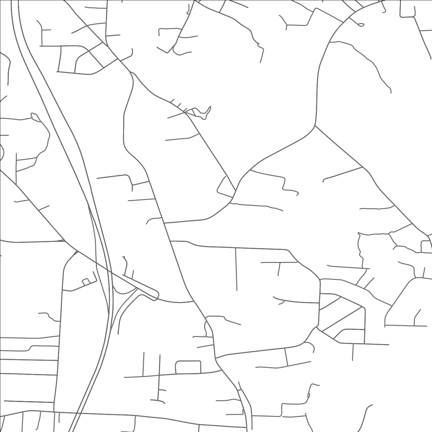 ROAD MAP OF MIDWAY, NORTH CAROLINA BY MAPBAKES