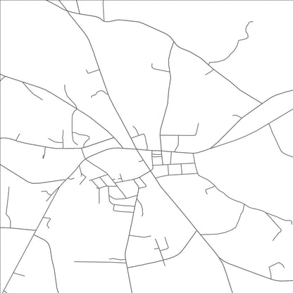 ROAD MAP OF MORVEN, NORTH CAROLINA BY MAPBAKES