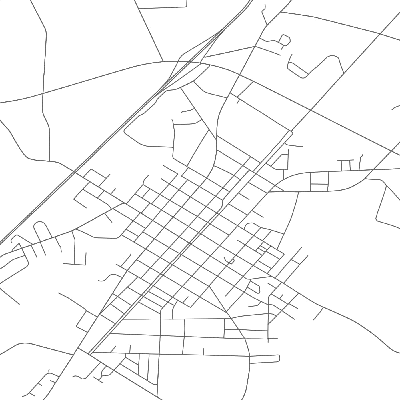 ROAD MAP OF MOUNT OLIVE, NORTH CAROLINA BY MAPBAKES