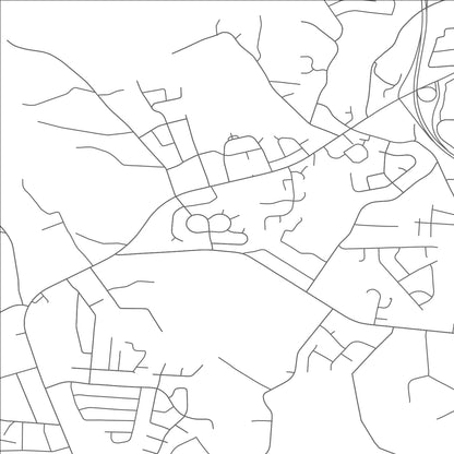 ROAD MAP OF MOUNTAIN VIEW, NORTH CAROLINA BY MAPBAKES