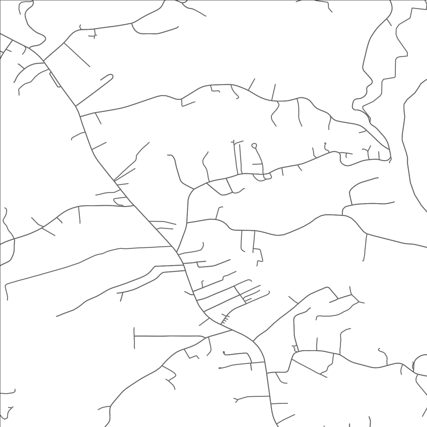 ROAD MAP OF MULBERRY, NORTH CAROLINA BY MAPBAKES